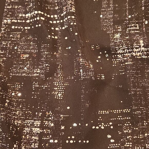 Lane Bryant women's 18/20 sheer beaded black sleeveless blouse top - Picture 2 of 8